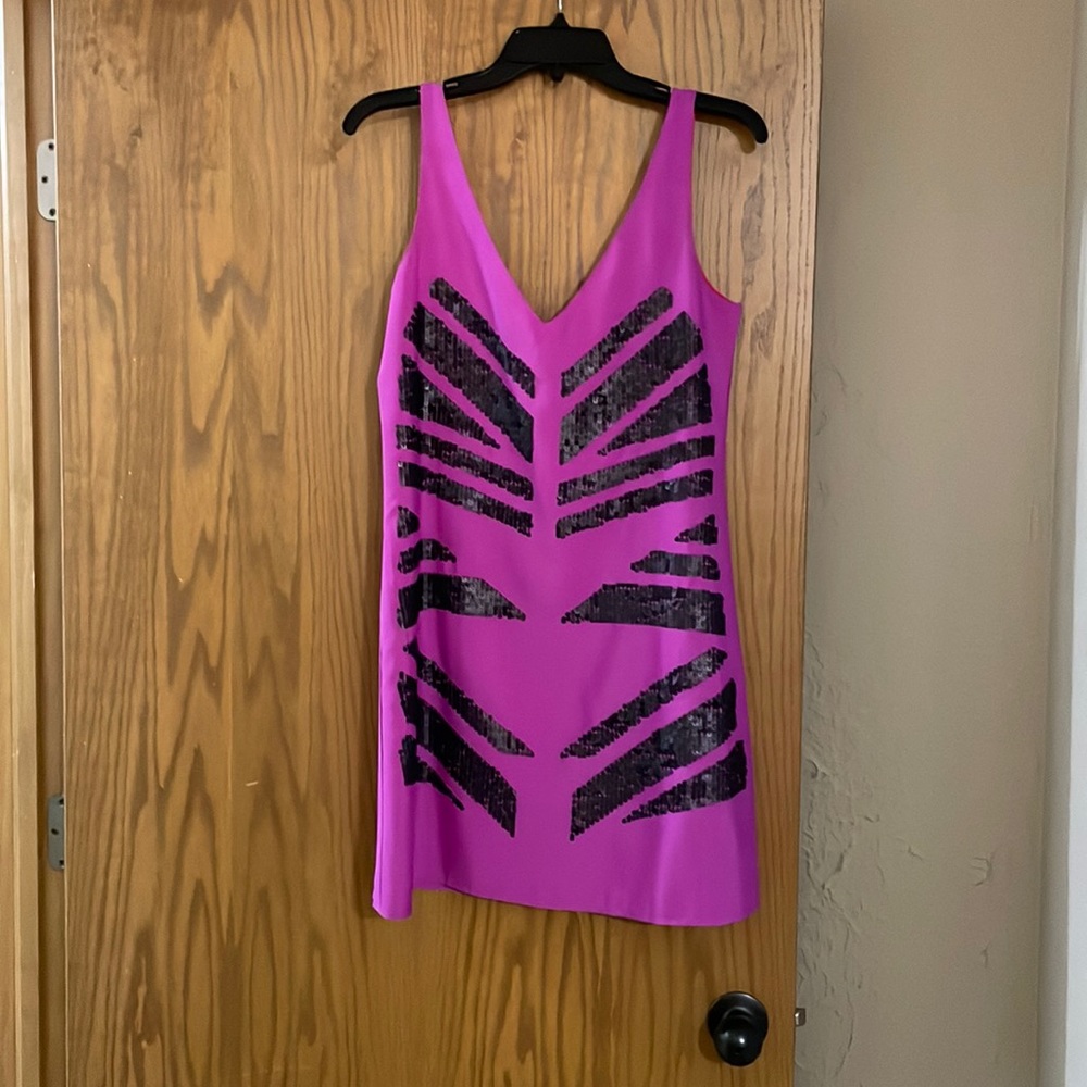 Purple and black sequin Sanctuary clothing dress.